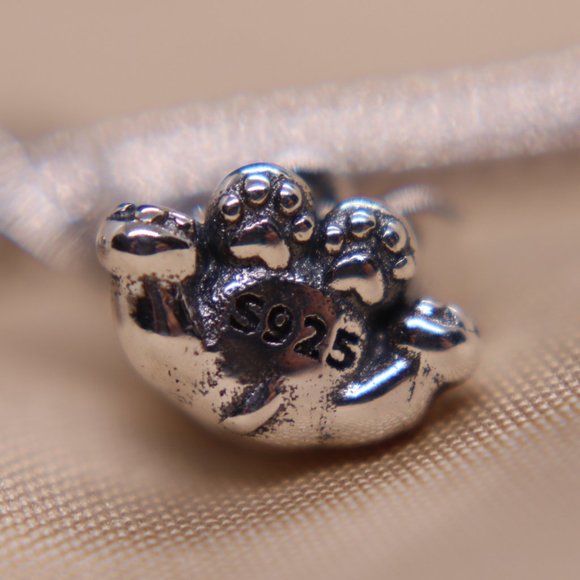 Puppy Dog Pet Dangle Bracelet Charm #2 - S925 Sterling Silver Fits Pandora - Picture 5 of 5